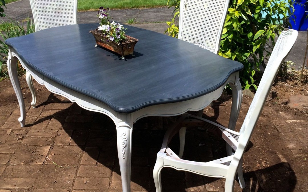 Turning a Dining Table Set into Outdoor Furniture
